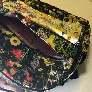 Betsey Johnson Black Floral Backpack with Artistic Design Betsey Johnson | Bags | Betsey Johnson Black Floral Backpack  main image 3